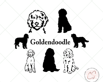 Goldendoodle SVG and Clipart Bundle 1 (1)
